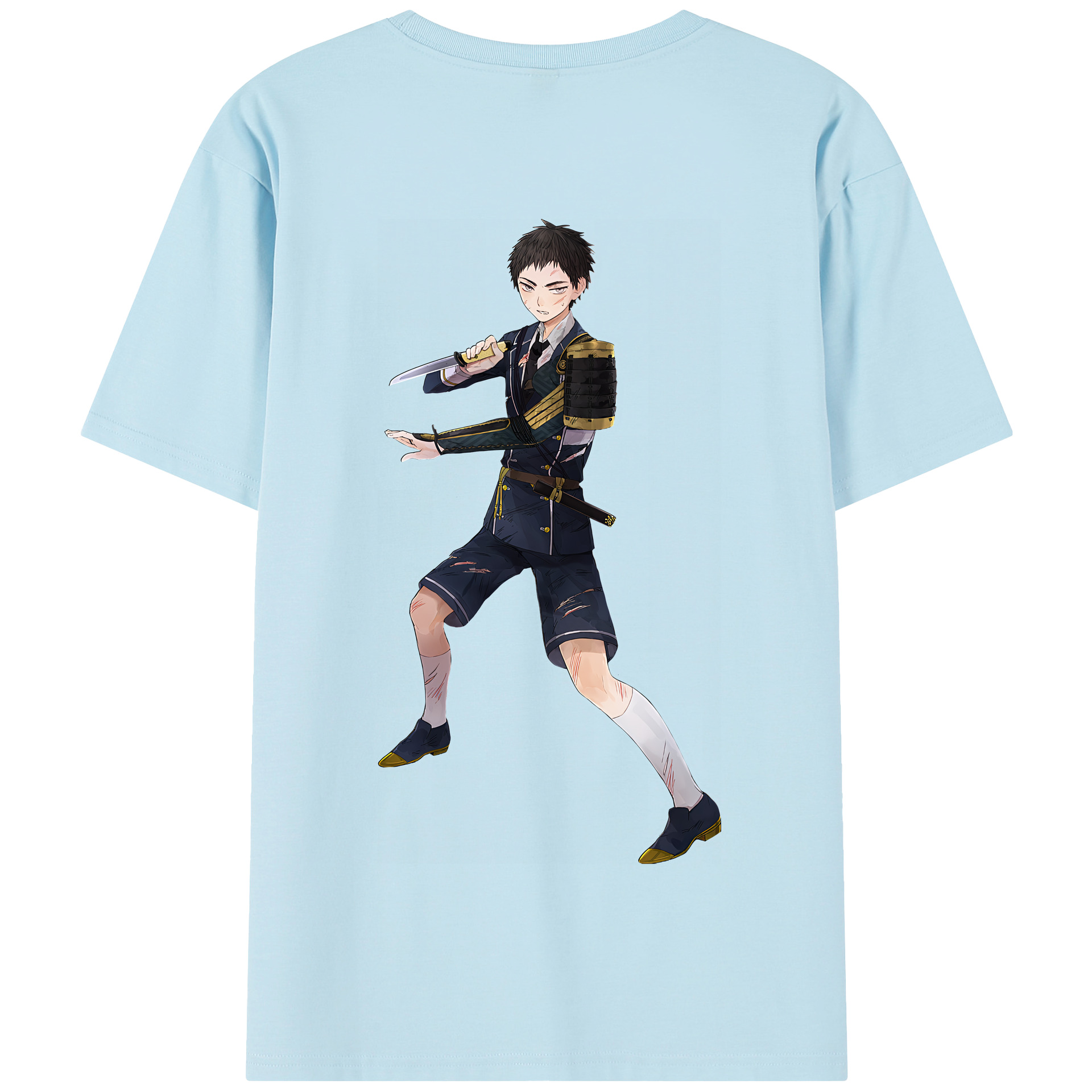 （画像用） 刀剣乱舞 Touken Ranbu 綿100％半袖Tシャツ（背面プリント）